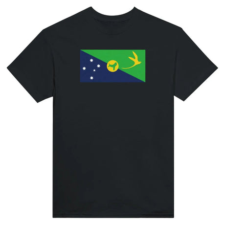 T-shirt drapeau de l’île christmas - pixelformaflag