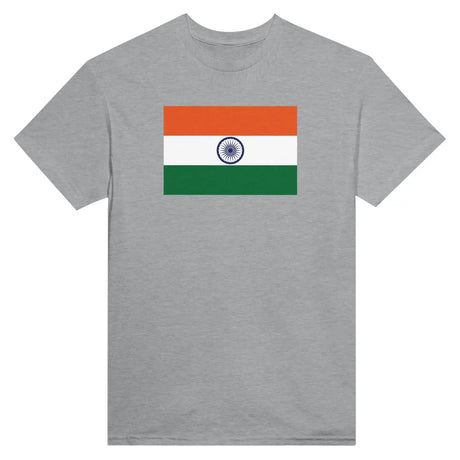 T-shirt drapeau de l’inde - pixelformaflag