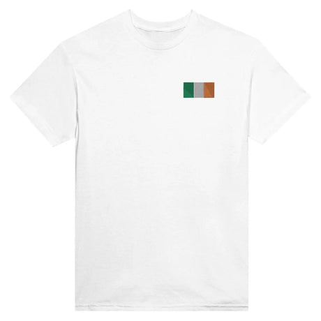 T-shirt drapeau de l’irlande en broderie - pixelformaflag