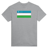 T-shirt Drapeau de l'Ouzbékistan - Pixelforma 