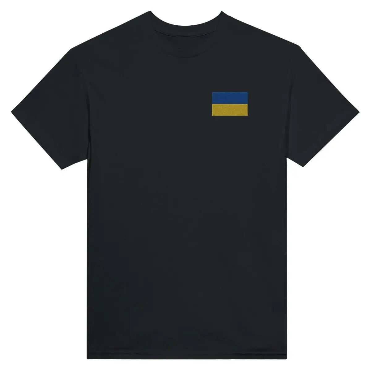 T-shirt Drapeau de l'Ukraine en broderie - Pixelforma 