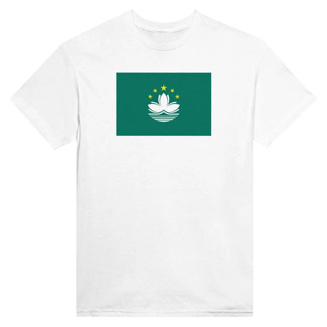 T-shirt drapeau de macao - pixelformaflag