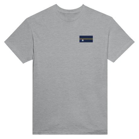 T-shirt drapeau de nauru en broderie - pixelformaflag