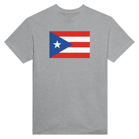 T-shirt drapeau de porto rico - pixelformaflag