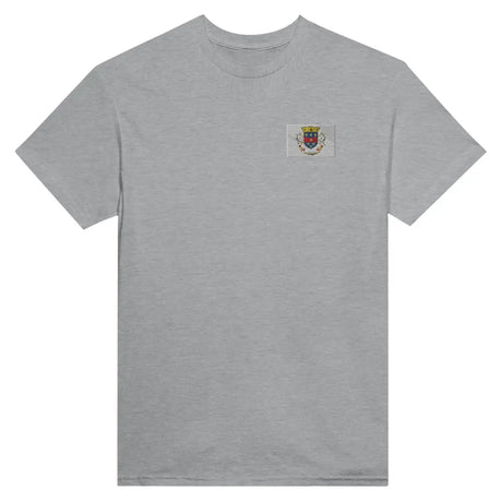 T-shirt Drapeau de Saint-Barthélemy en broderie - Pixelforma 