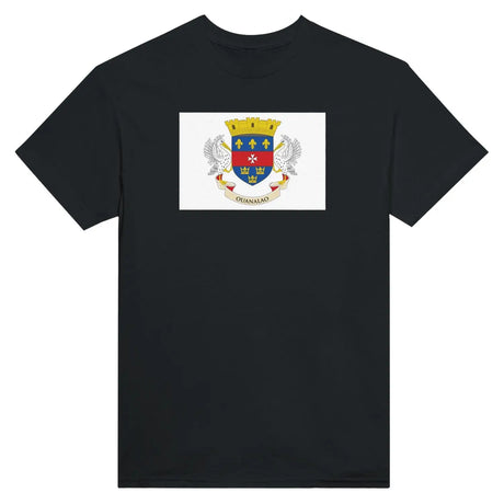 T-shirt drapeau de saint-barthélemy - pixelformaflag