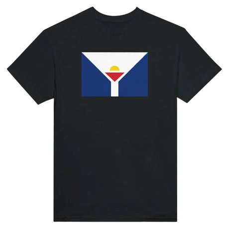 T-shirt drapeau de saint-martin antilles française - pixelformaflag