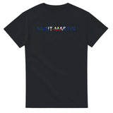 T-shirt drapeau de saint-martin en écriture - pixelforma