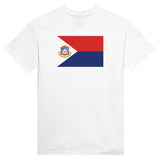 T-shirt Drapeau de Saint-Martin - Pixelforma