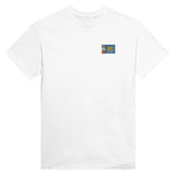 T-shirt Drapeau de Saint-Pierre-et-Miquelon en broderie - Pixelforma 