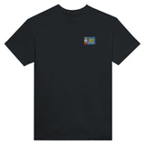 T-shirt Drapeau de Saint-Pierre-et-Miquelon en broderie - Pixelforma