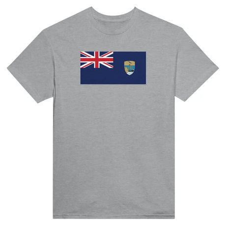 T-shirt drapeau de sainte-hélène ascension et tristan da cunha - pixelformaflag