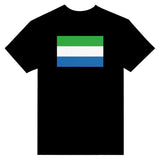 T-shirt Drapeau de Sierra Leone - Pixelforma 