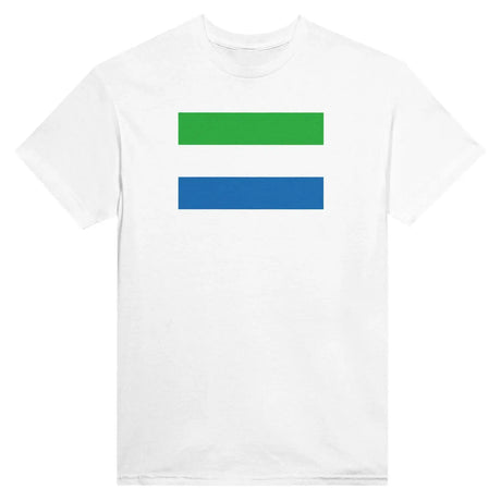 T-shirt drapeau de sierra leone - pixelformaflag