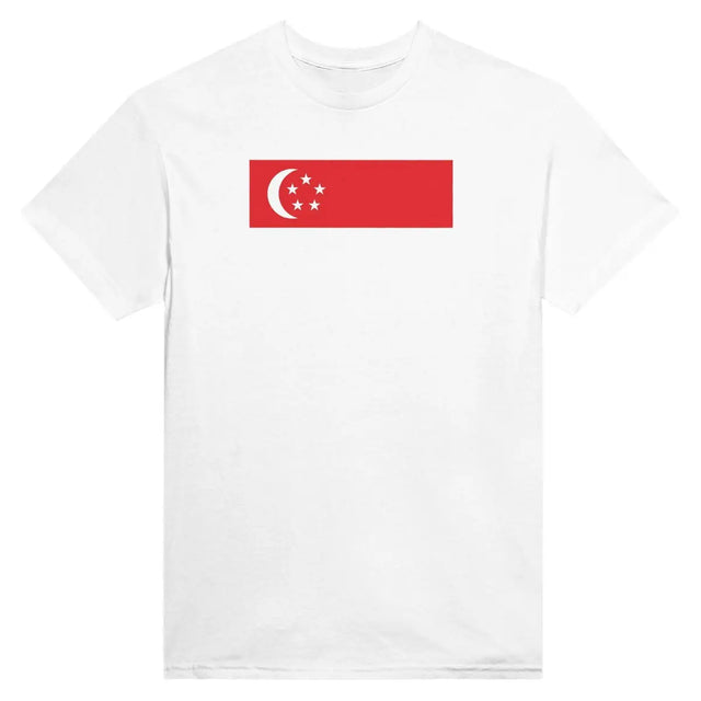 T-shirt Drapeau de Singapour - Pixelforma 