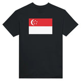 T-shirt Drapeau de Singapour - Pixelforma 