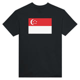 T-shirt Drapeau de Singapour - Pixelforma