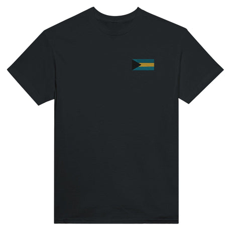 T-shirt Drapeau des Bahamas en broderie - Pixelforma