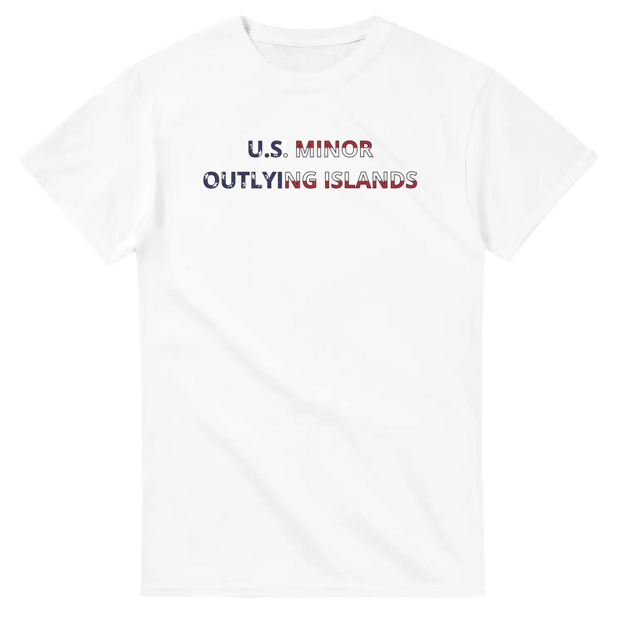 T-shirt drapeau des îles mineures éloignées des états-unis - pixelforma