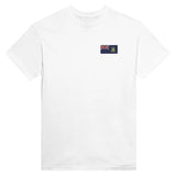 T-shirt Drapeau des îles Vierges britanniques en broderie - Pixelforma 