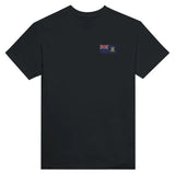 T-shirt Drapeau des îles Vierges britanniques en broderie - Pixelforma 