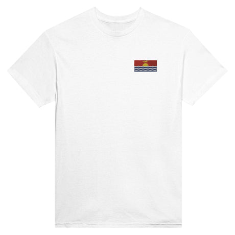 T-shirt Drapeau des Kiribati en broderie - Pixelforma