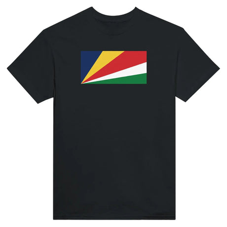 T-shirt drapeau des seychelles - pixelformaflag