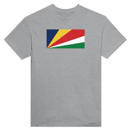 T-shirt drapeau des seychelles - pixelformaflag