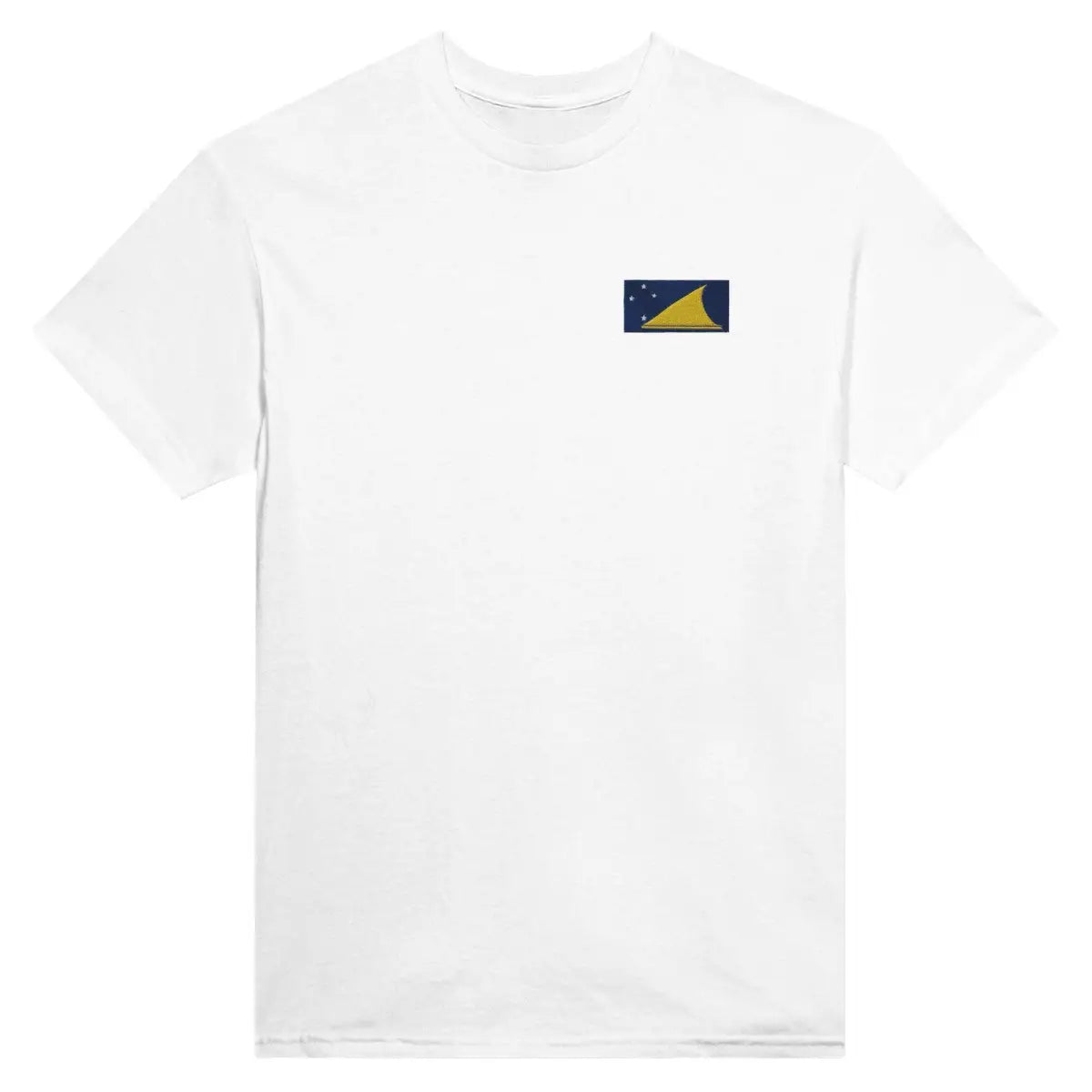 T-shirt Drapeau des Tokelau en broderie - Pixelforma 