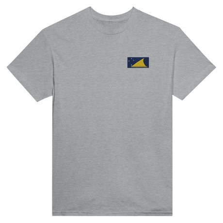 T-shirt Drapeau des Tokelau en broderie - Pixelforma