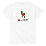 T-shirt drapeau dominique carte - pixelforma