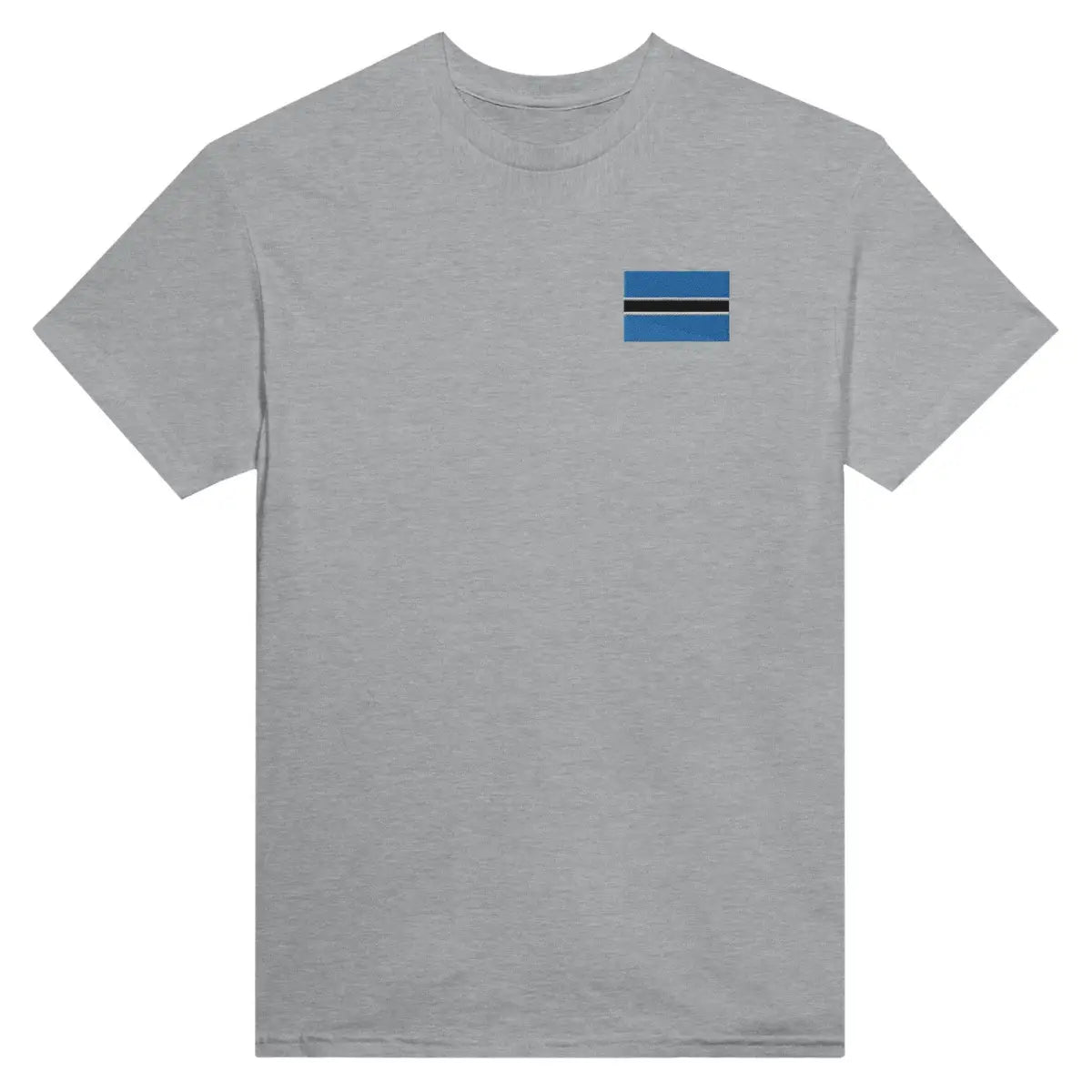 T-shirt Drapeau du Botswana en broderie - Pixelforma 