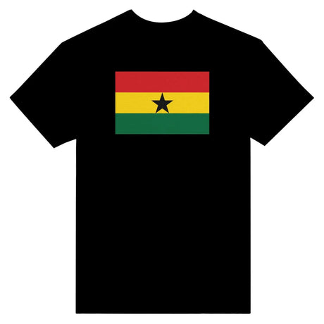 T-shirt drapeau du ghana - pixelformaflag