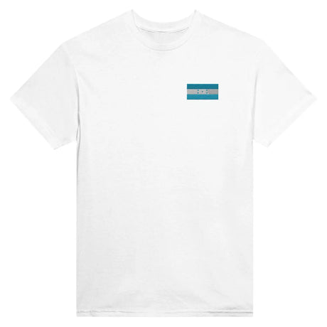 T-shirt drapeau du honduras en broderie - pixelformaflag