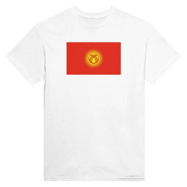 T-shirt Drapeau du Kirghizistan - Pixelforma 