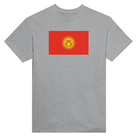 T-shirt drapeau du kirghizistan - pixelformaflag