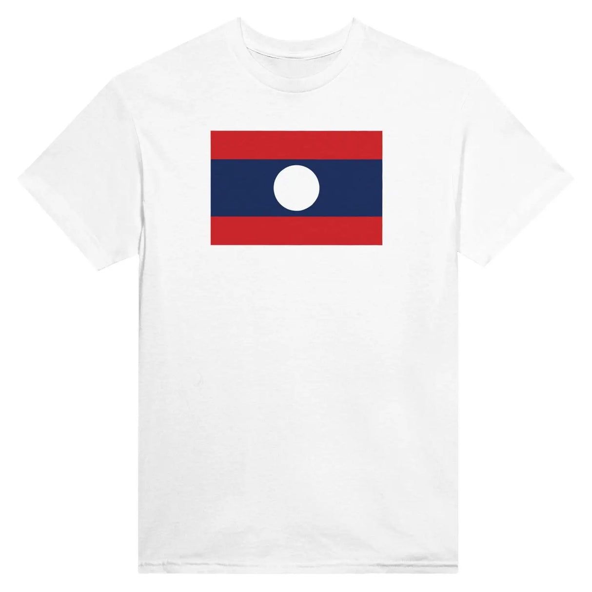 T-shirt drapeau du laos - pixelformaflag