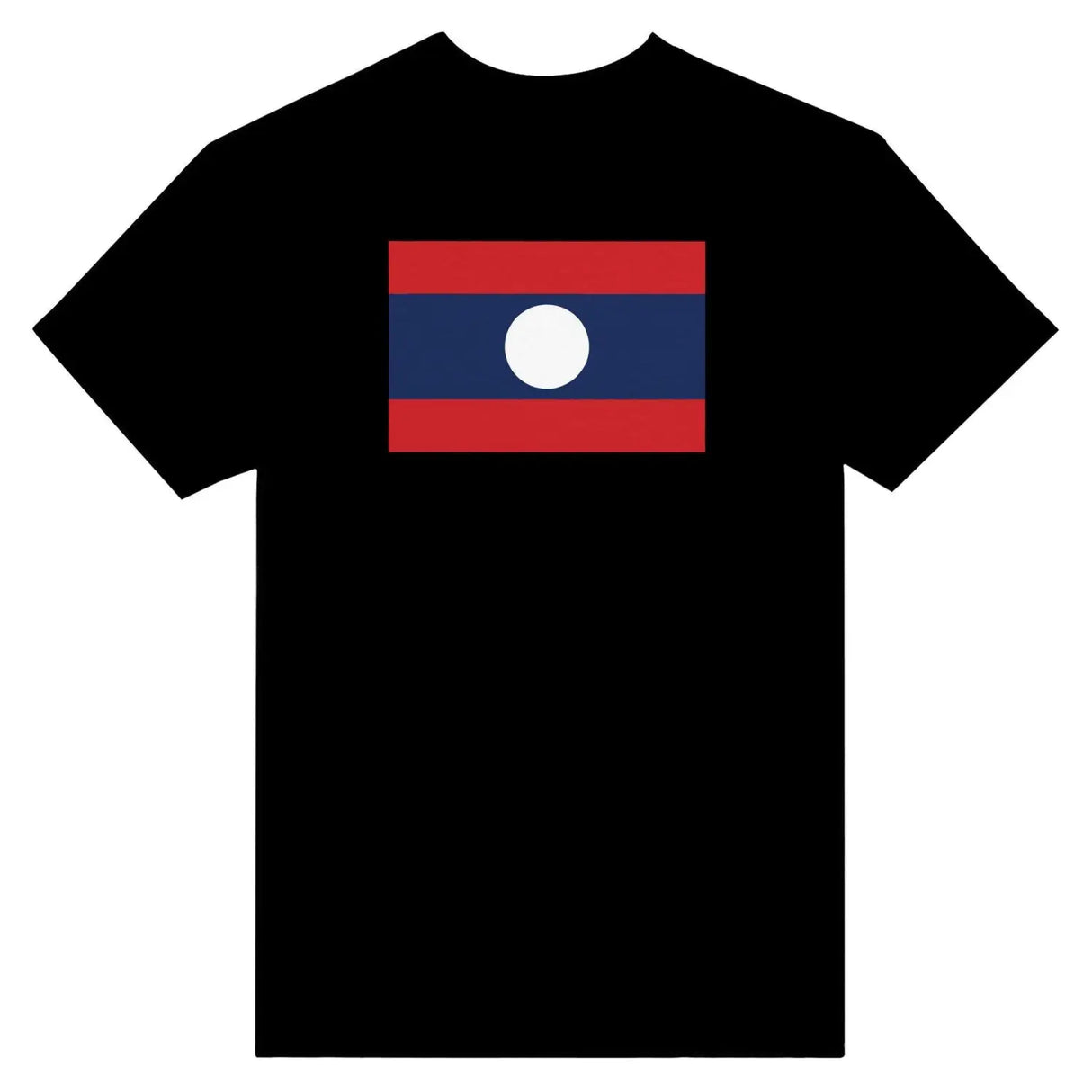 T-shirt drapeau du laos - pixelformaflag