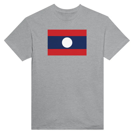 T-shirt drapeau du laos - pixelformaflag