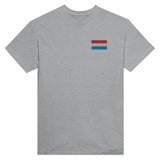 T-shirt Drapeau du Luxembourg en broderie - Pixelforma 