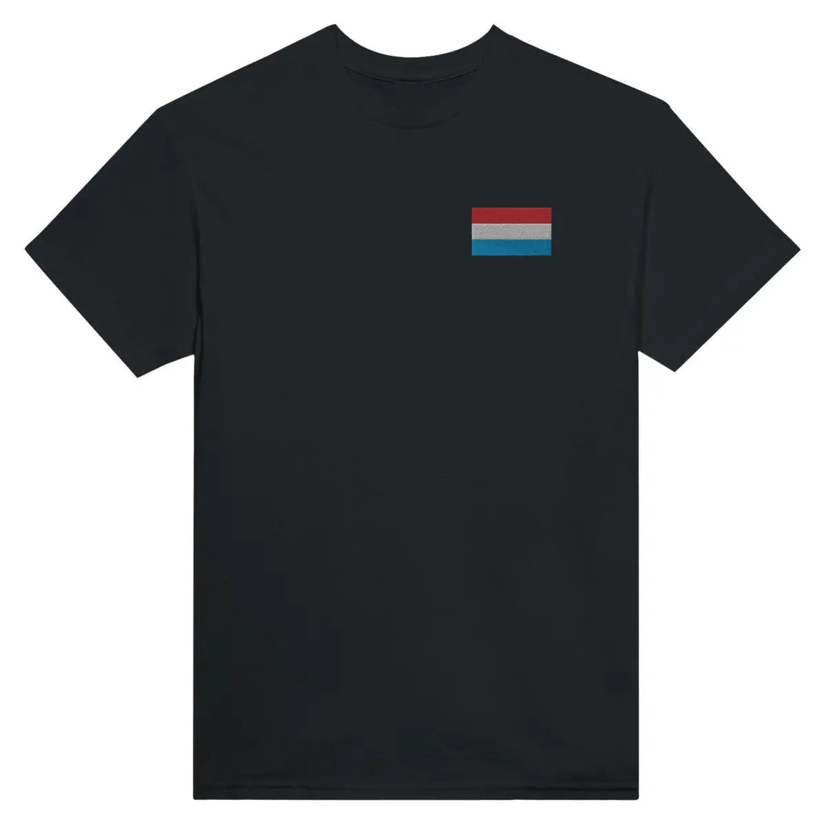 T-shirt Drapeau du Luxembourg en broderie - Pixelforma 