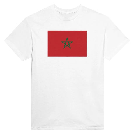 T-shirt drapeau du maroc - pixelformaflag