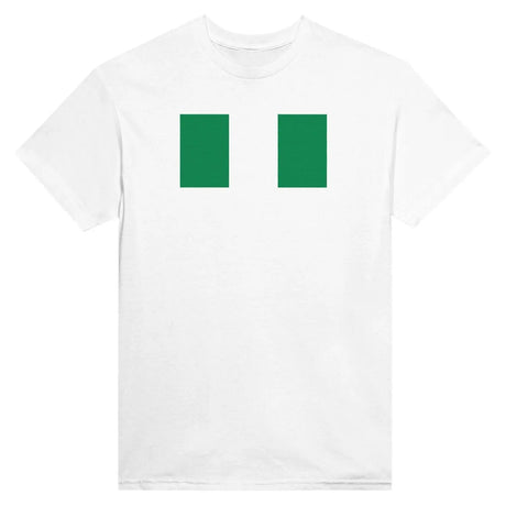 T-shirt drapeau du nigeria - pixelformaflag