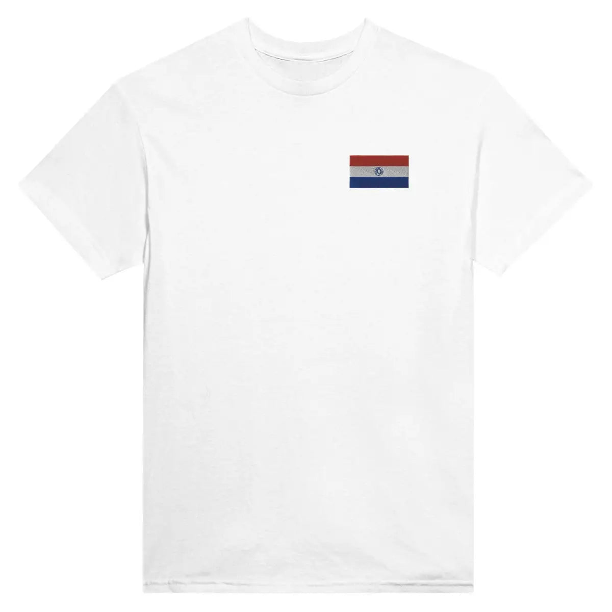 T-shirt Drapeau du Paraguay en broderie - Pixelforma 