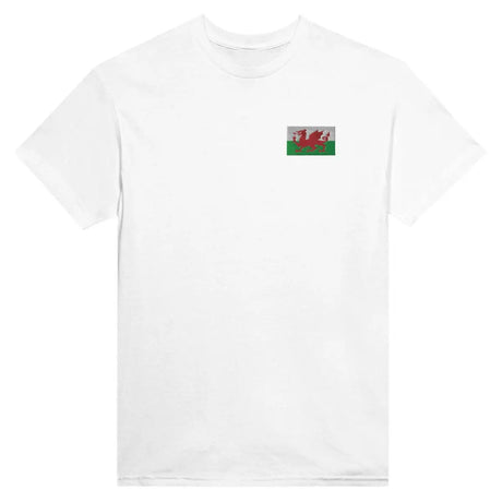 T-shirt Drapeau du pays de Galles en broderie - Pixelforma 