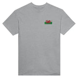 T-shirt Drapeau du pays de Galles en broderie - Pixelforma 