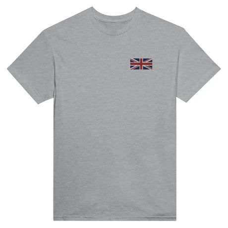 T-shirt Drapeau du Royaume-Uni en broderie - Pixelforma 