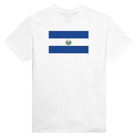 T-shirt drapeau du salvador - pixelformaflag