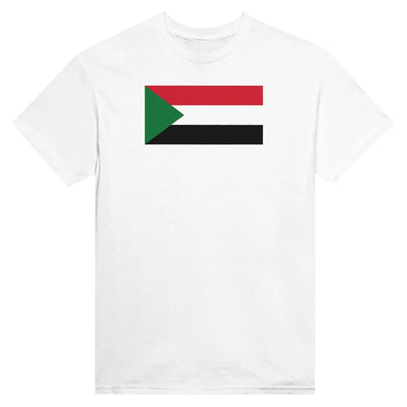 T-shirt drapeau du soudan - pixelformaflag