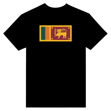 T-shirt drapeau du sri lanka - pixelformaflag